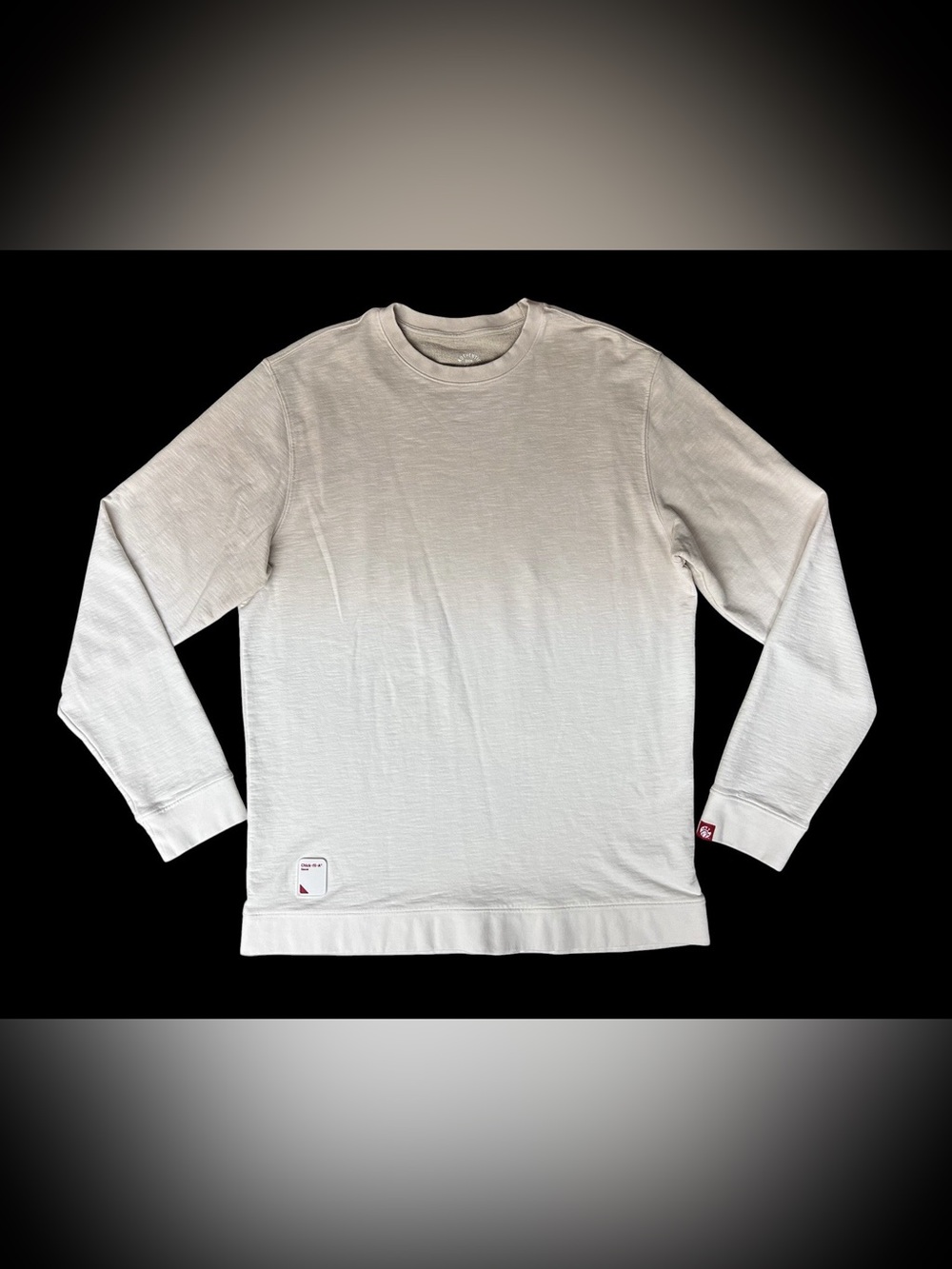 Chick-fil-A Originals Sweatshirt Adult XL Beige Ombré Ranch Sauce Promo Crewneck